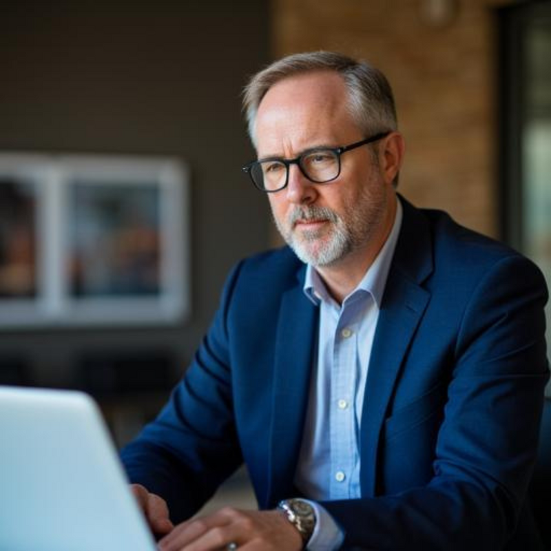 Business leader reviewing sales pipeline with focus on deal certainty and forecast accuracy